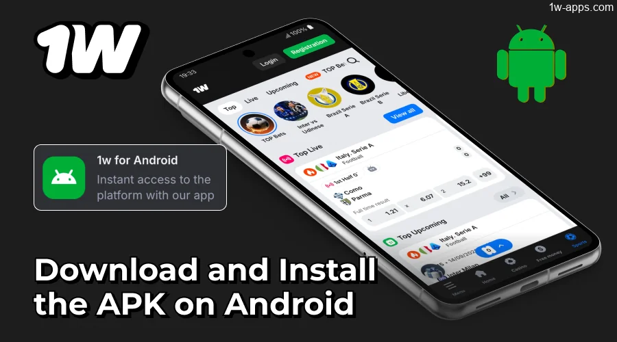 1w Android APK install steps