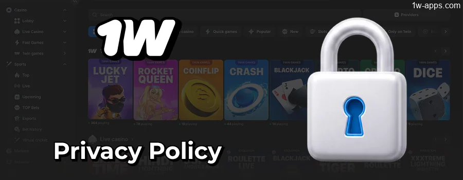 1w App Privacy Policy overview